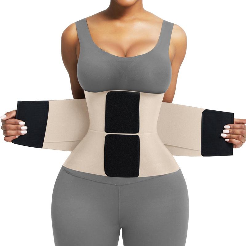 FeelinGirl Belt Waist Cincher Ab Belt Tummy Control Body Shaper with Triple Wrap WomenB Comfortable Fabrics Nylon Adjustable Multicolor Lady Festival Womenswear Lady  Comfort Fabrics Womenswear Fits Sexy Waist Trainer